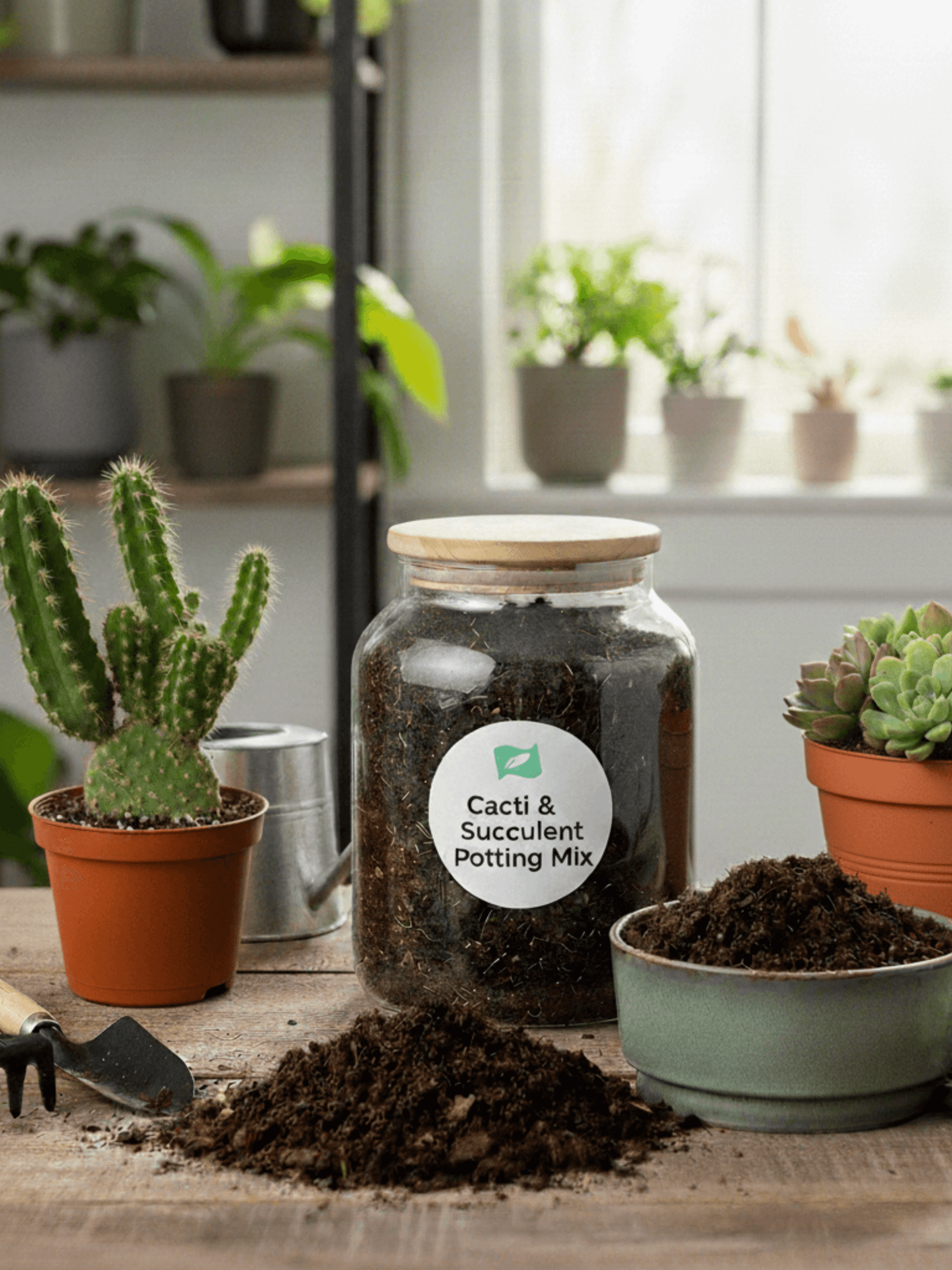 cactus potting mix for snake plant Premium Cacti & Succulent Potting Soil Mix