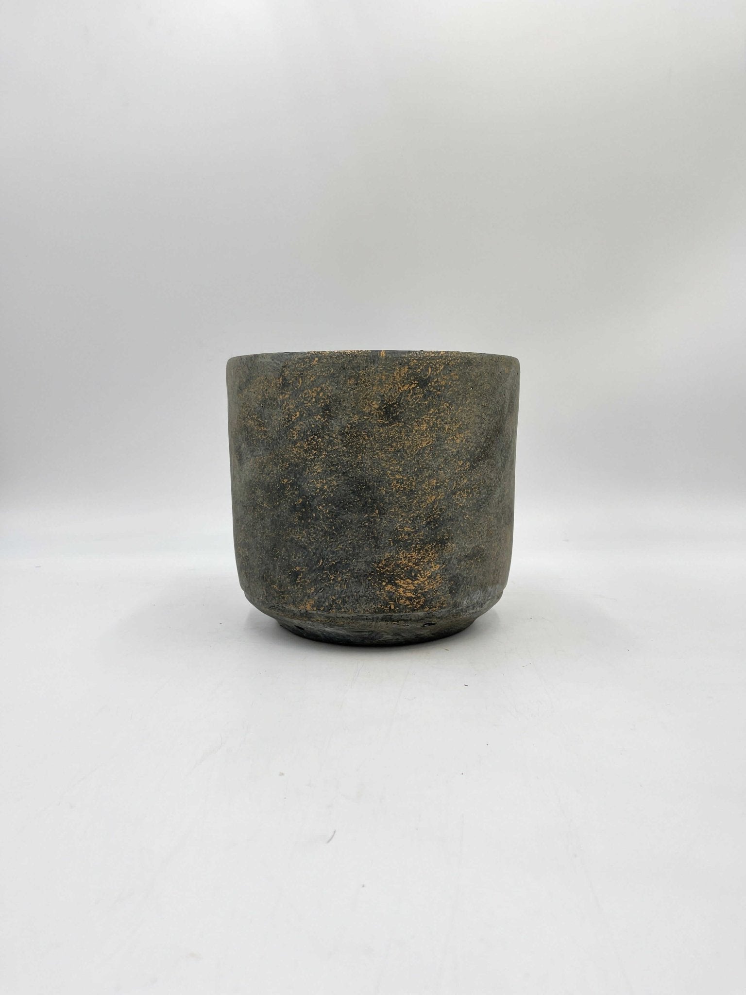 Saar Handmade Cement Plant Pots, Earth Grey, 21cm - 26cm