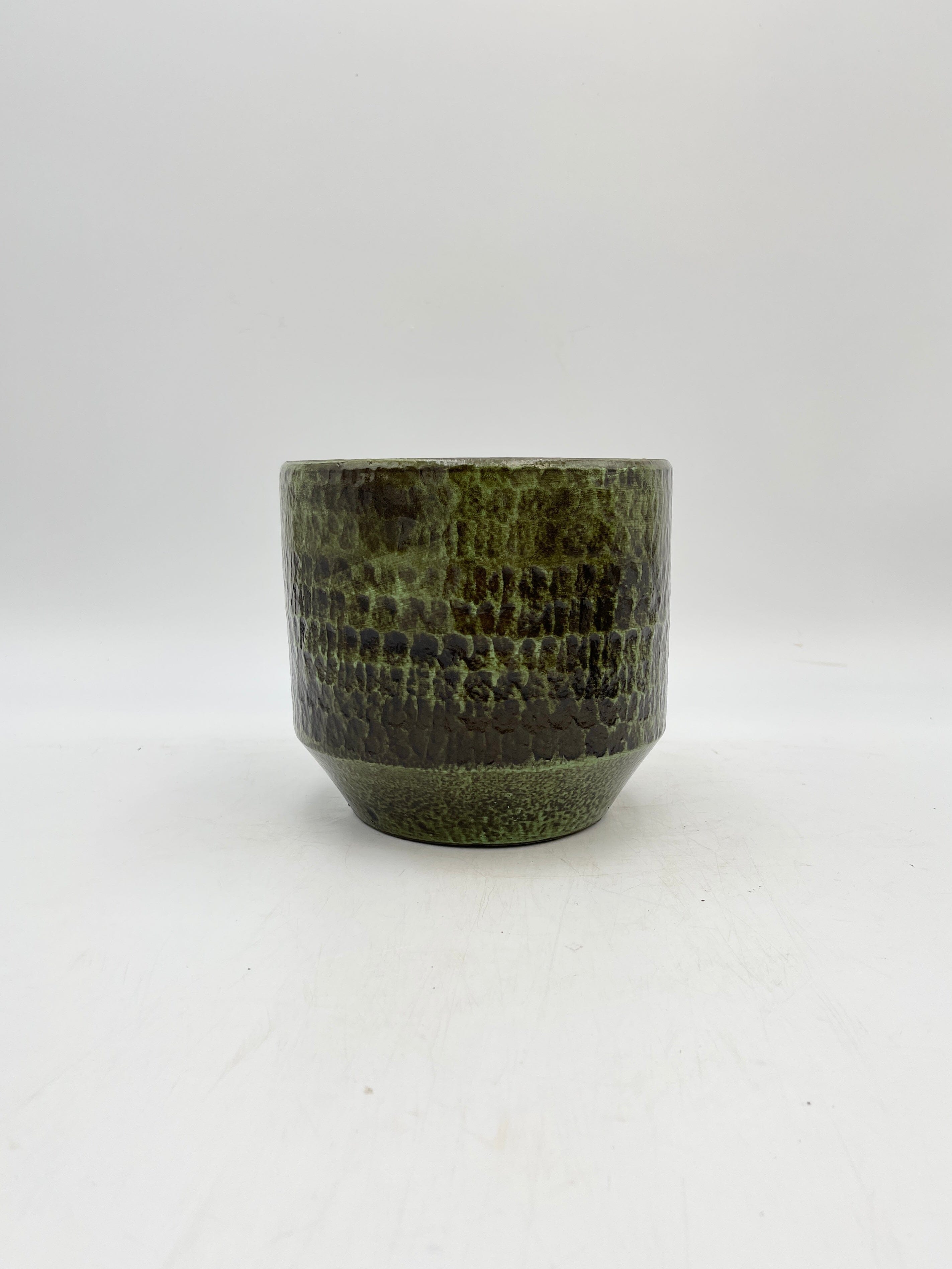 Sanna Ceramic Plant Pots, Green