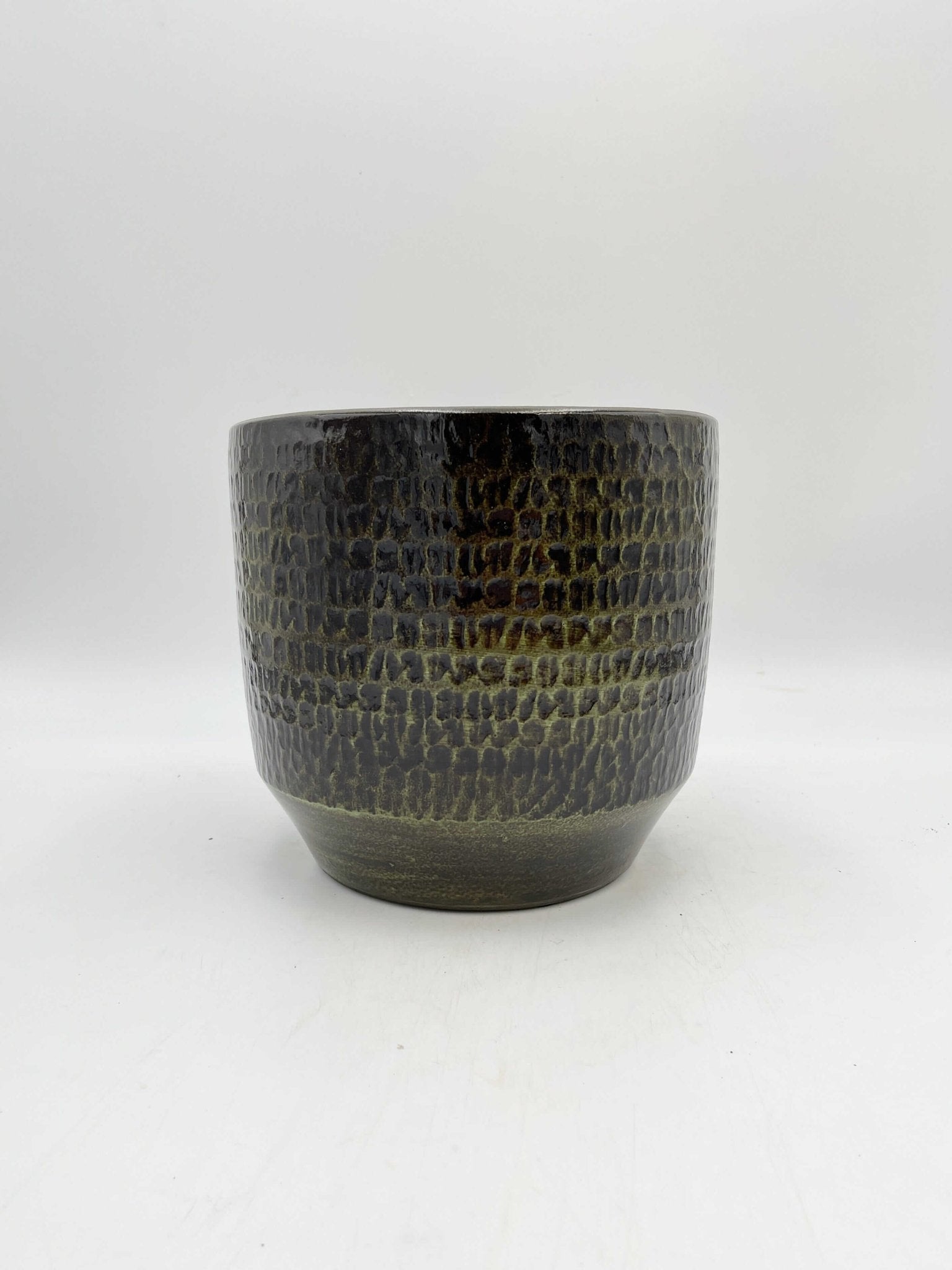 Sanna, Handmade Ceramic Plant Pots, Green, House Plant Pot in Multiple Sizes