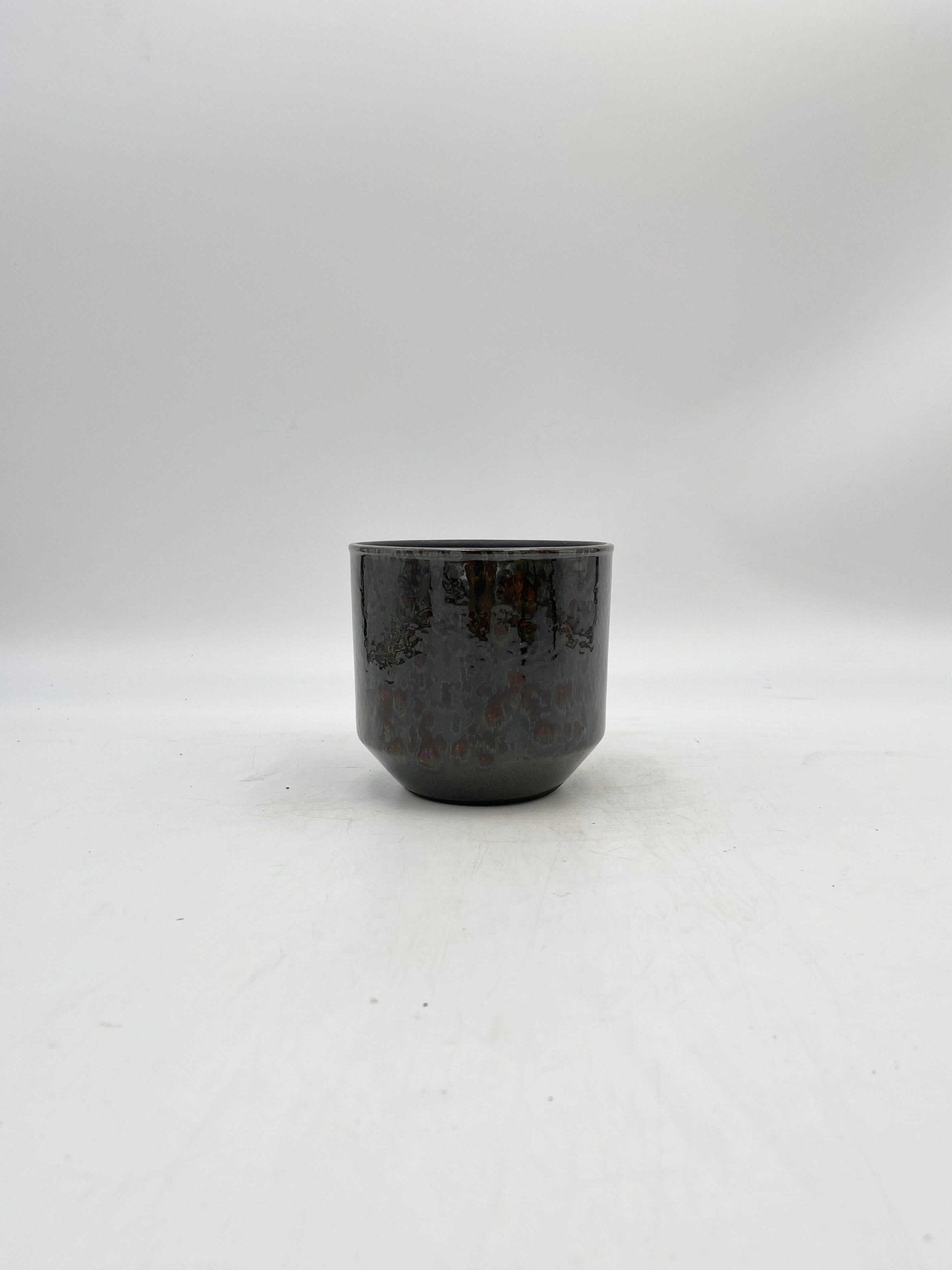 Sebastian Handmade Indoor Pots, Green, 14cm - 17cm House Plant Pot