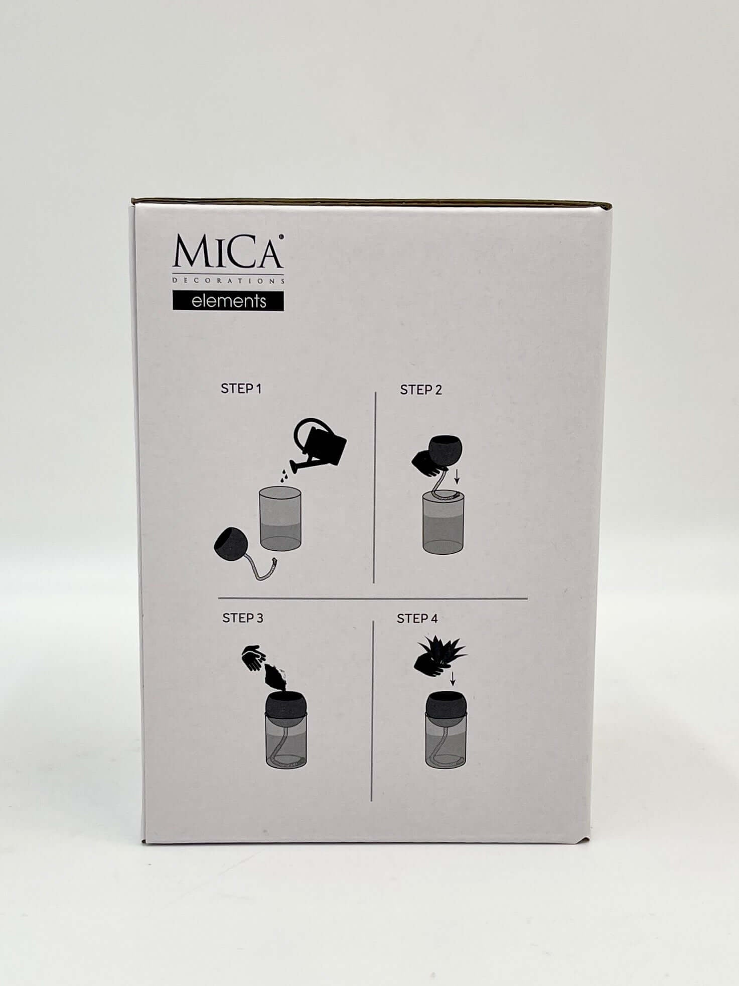 Self-Watering Planter H14cm D10cm - Recycled Glass - Gift