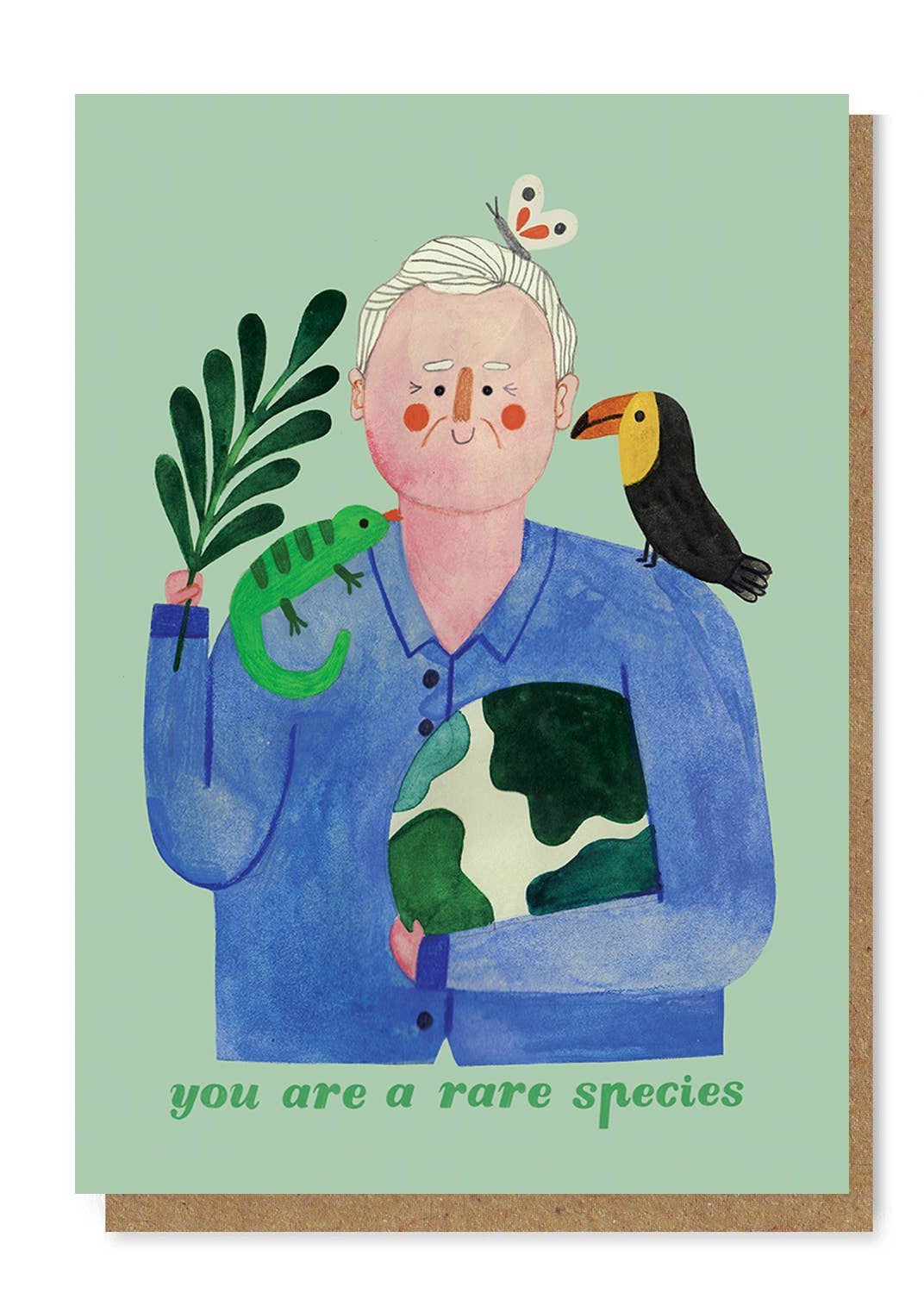SIR DAVID ATTENBOROUGH card - Rebel Plants