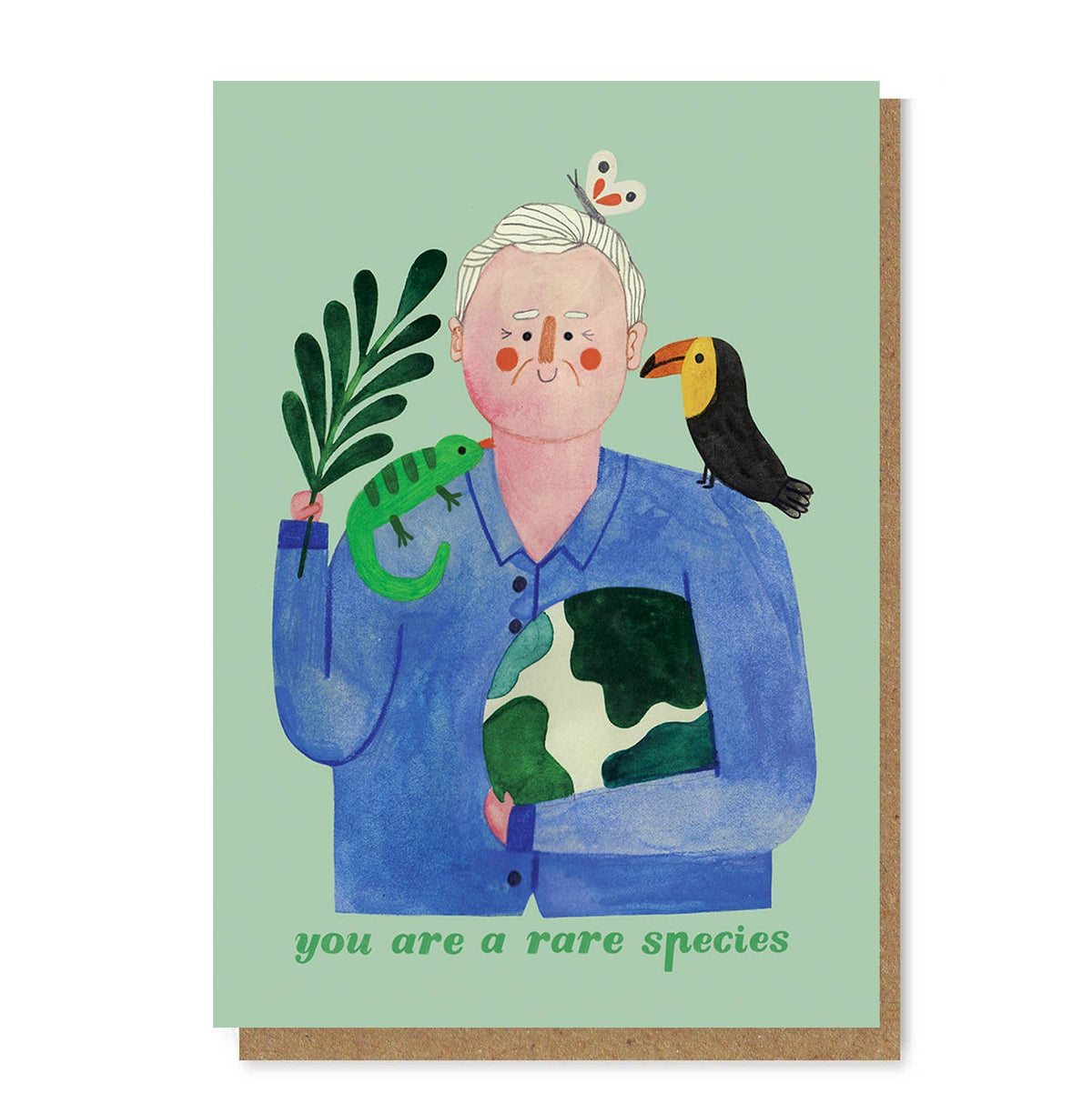 SIR DAVID ATTENBOROUGH card - Rebel Plants