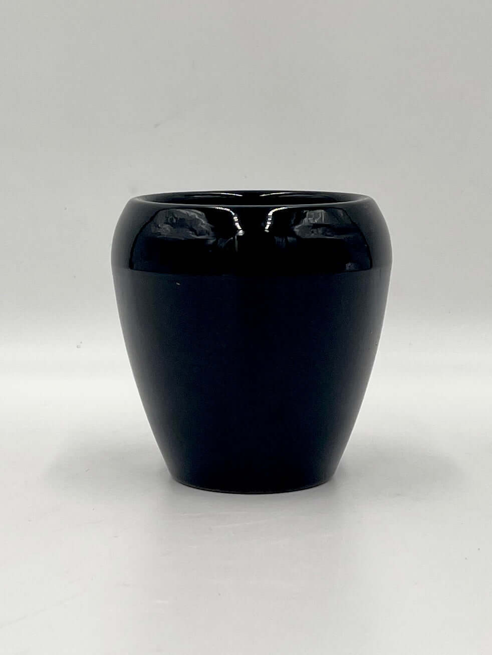 Small Black Ceramic Pot - D9cm