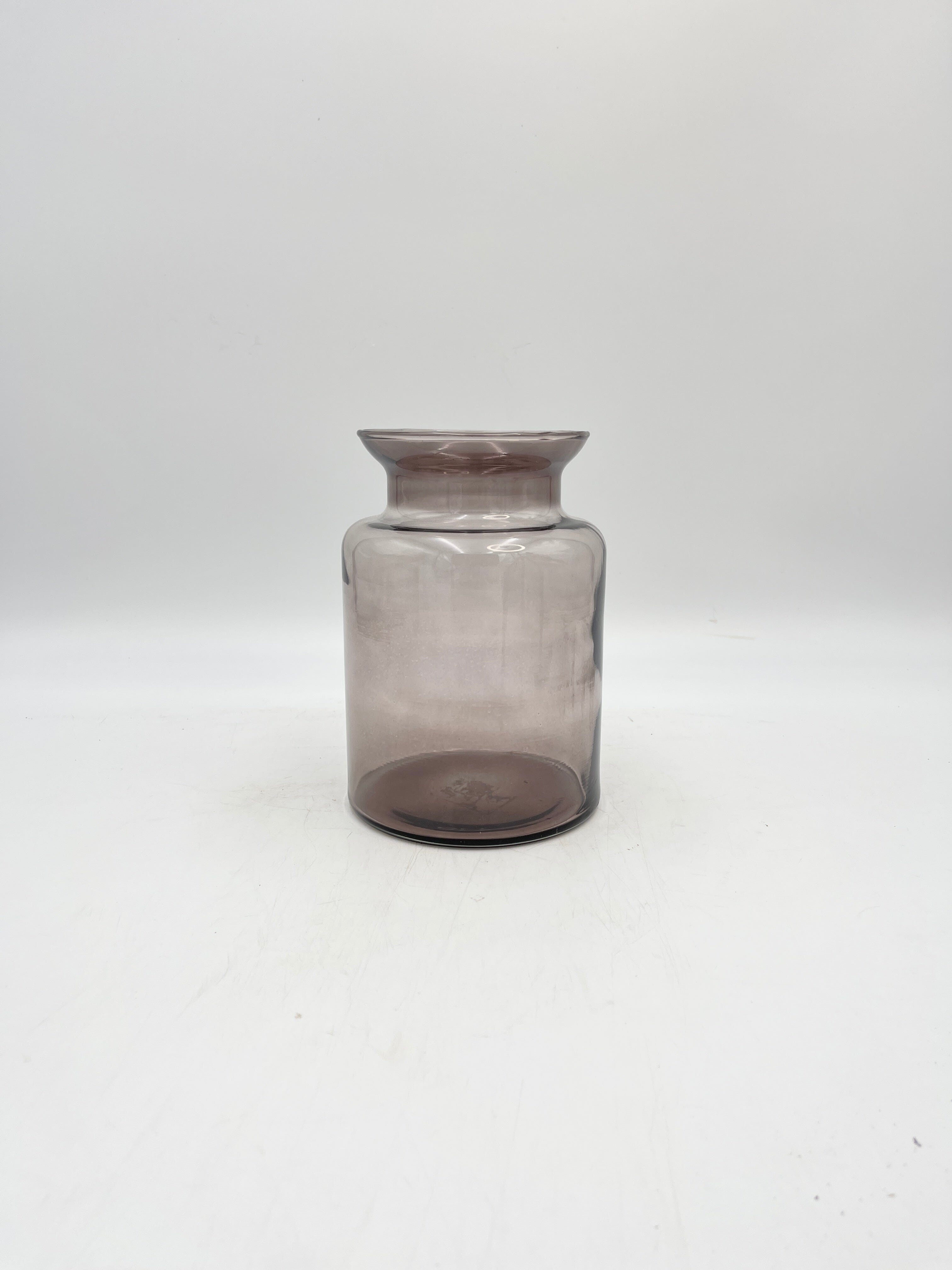 Stolp Glass Vase, Lila, H20 cm