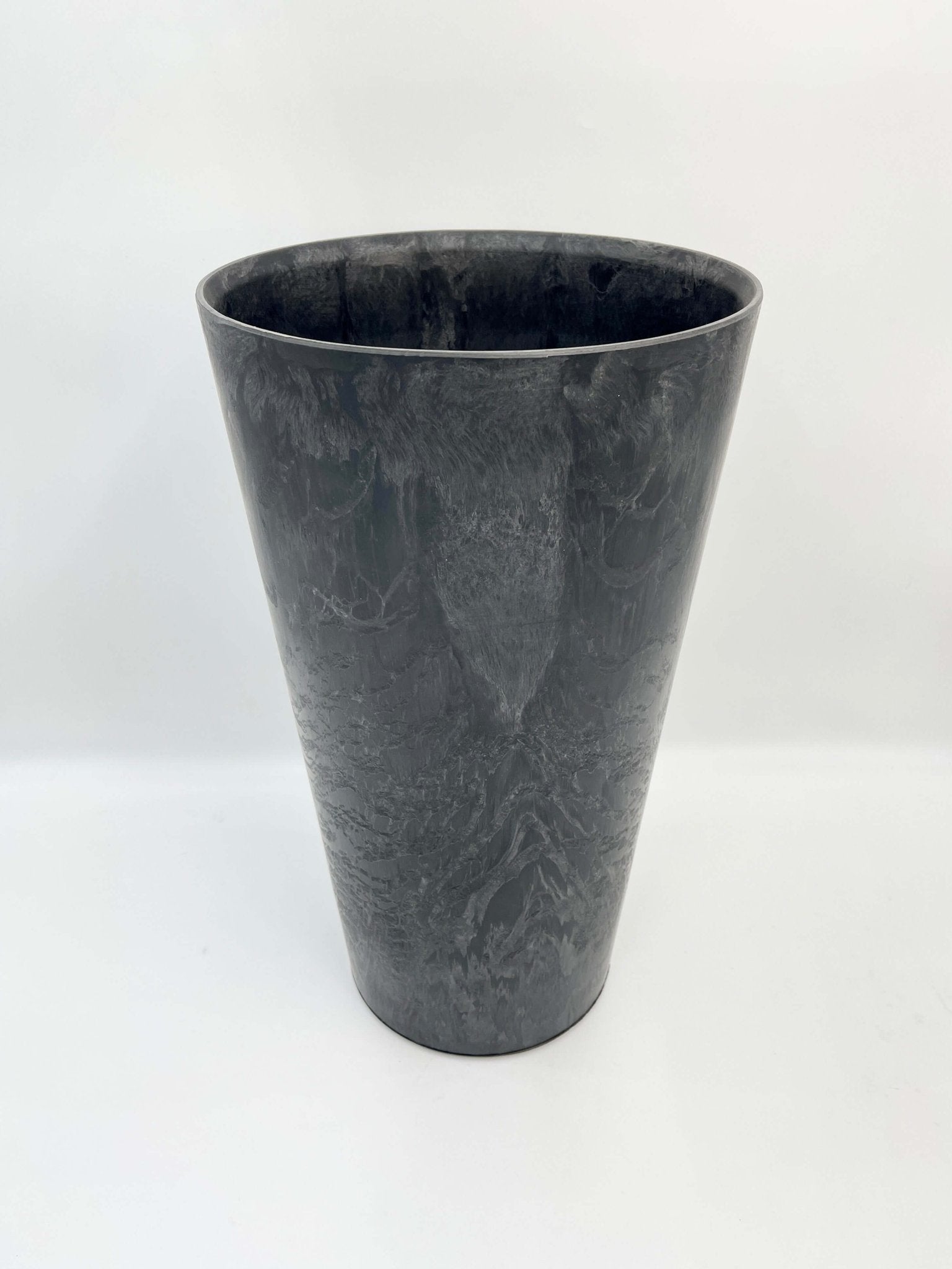 Tall Plant Pot Artstone - Black - Eco Friendly - Indoor & Outdoor