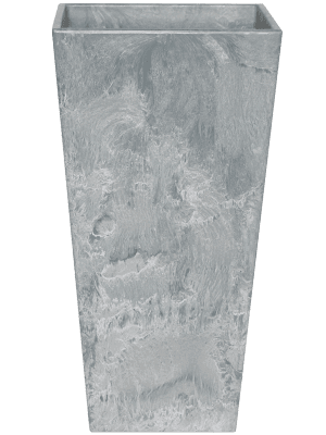 Tall Plant Pot Artstone - H49cm - Grey - Indoor & Outdoor- Eco Friendly