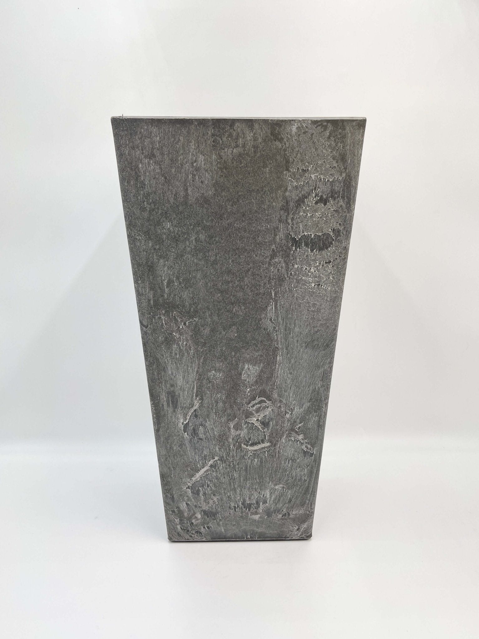 Tall Plant Pot Artstone - H49cm - Grey - Indoor & Outdoor- Eco Friendly
