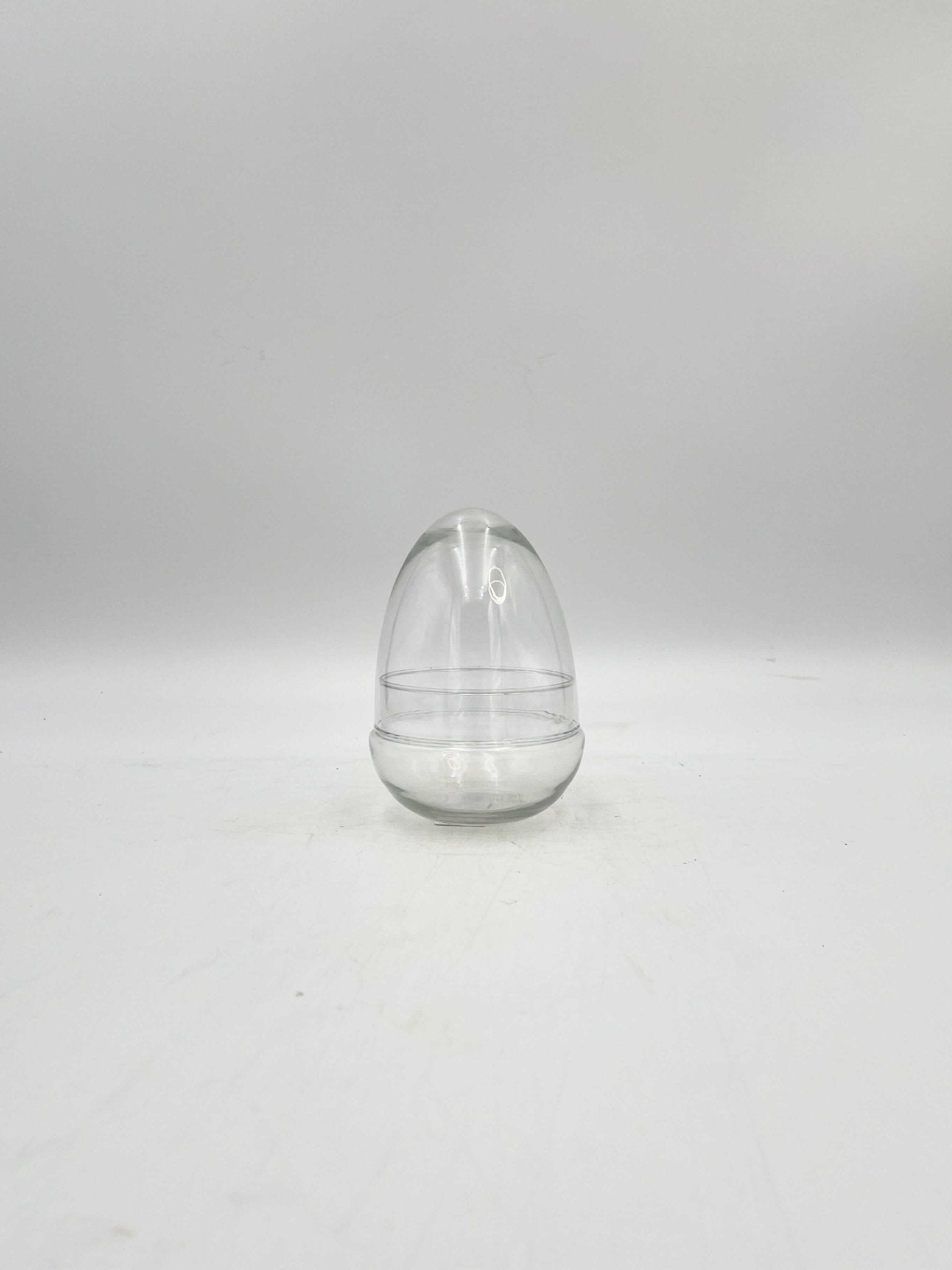 Terrarium Egg, Handmade, Recycled Glass vase, H16 cm