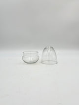 Terrarium Egg, Handmade, Recycled Glass vase, H16 cm