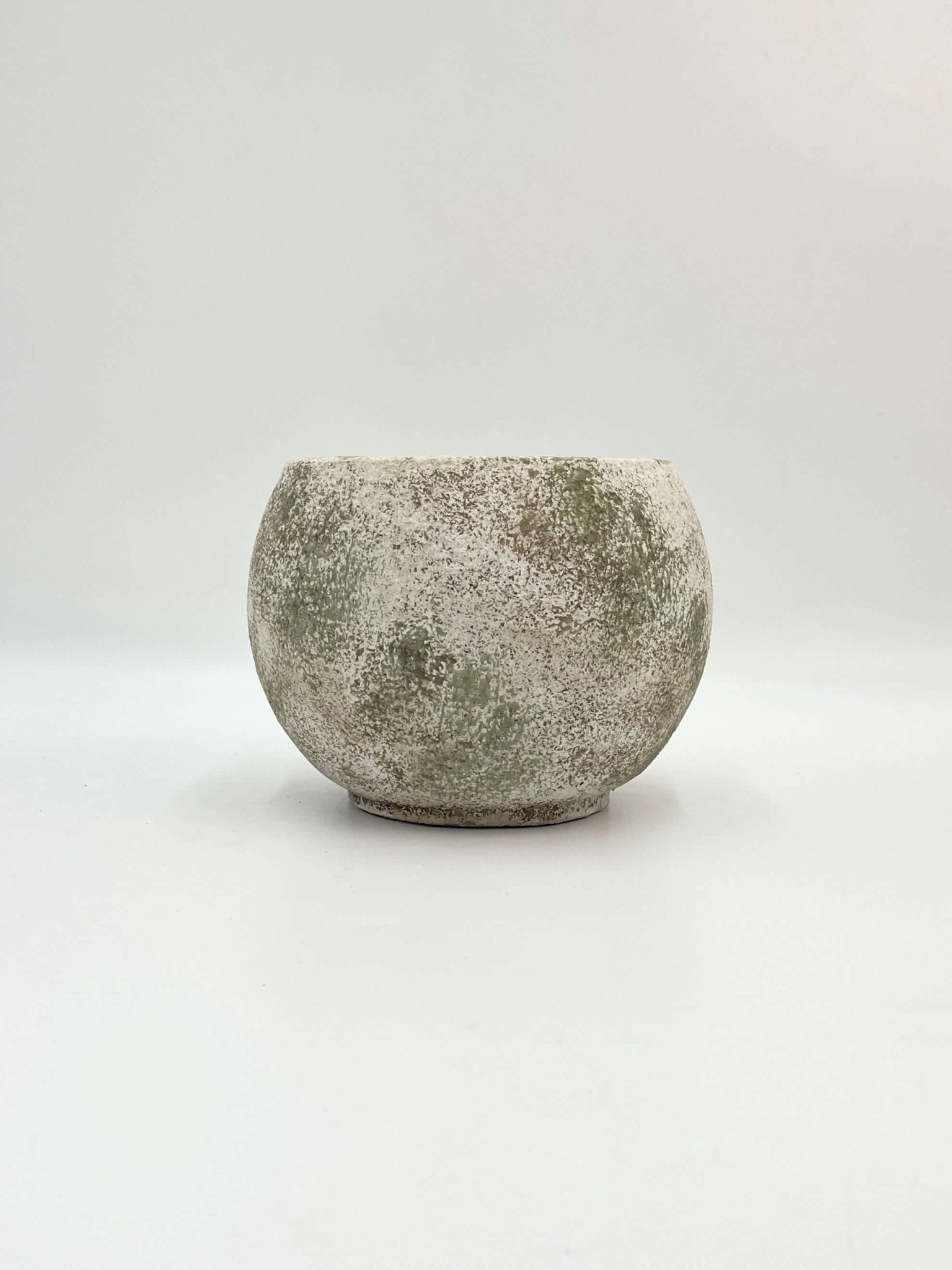 Tommy Ceramic Plant Pot, Light Green & Beige, Multiple Sizes