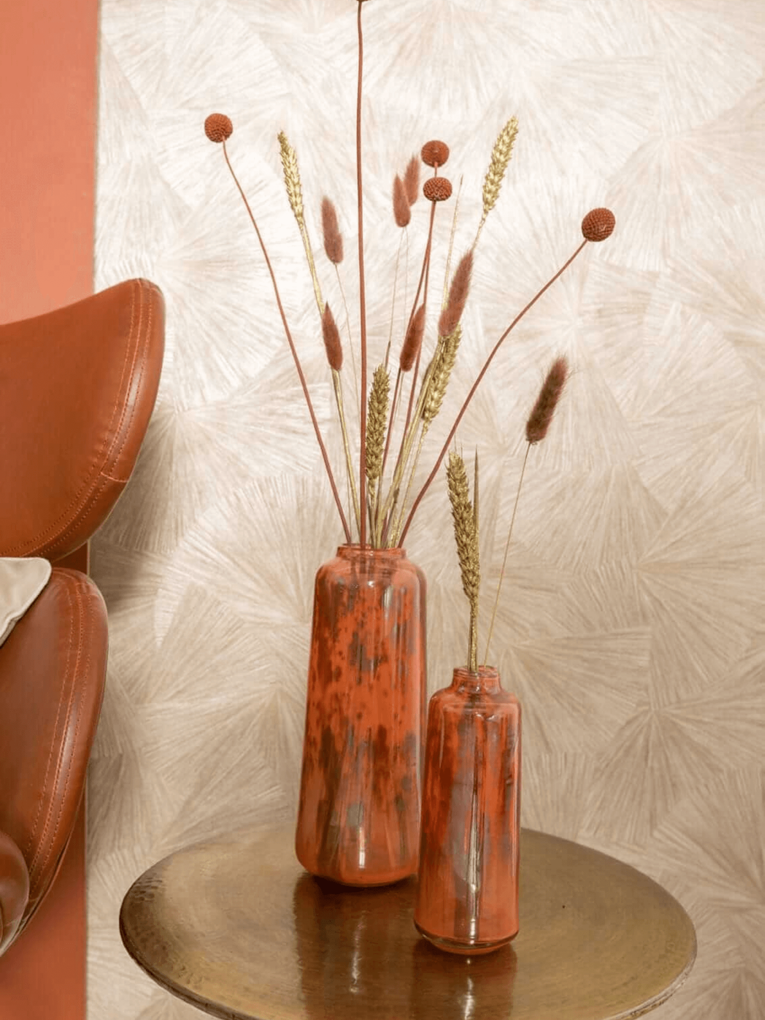 Vase_Meja_Splash_Orange_Various_Sizes_Handmade_Flower_Vase