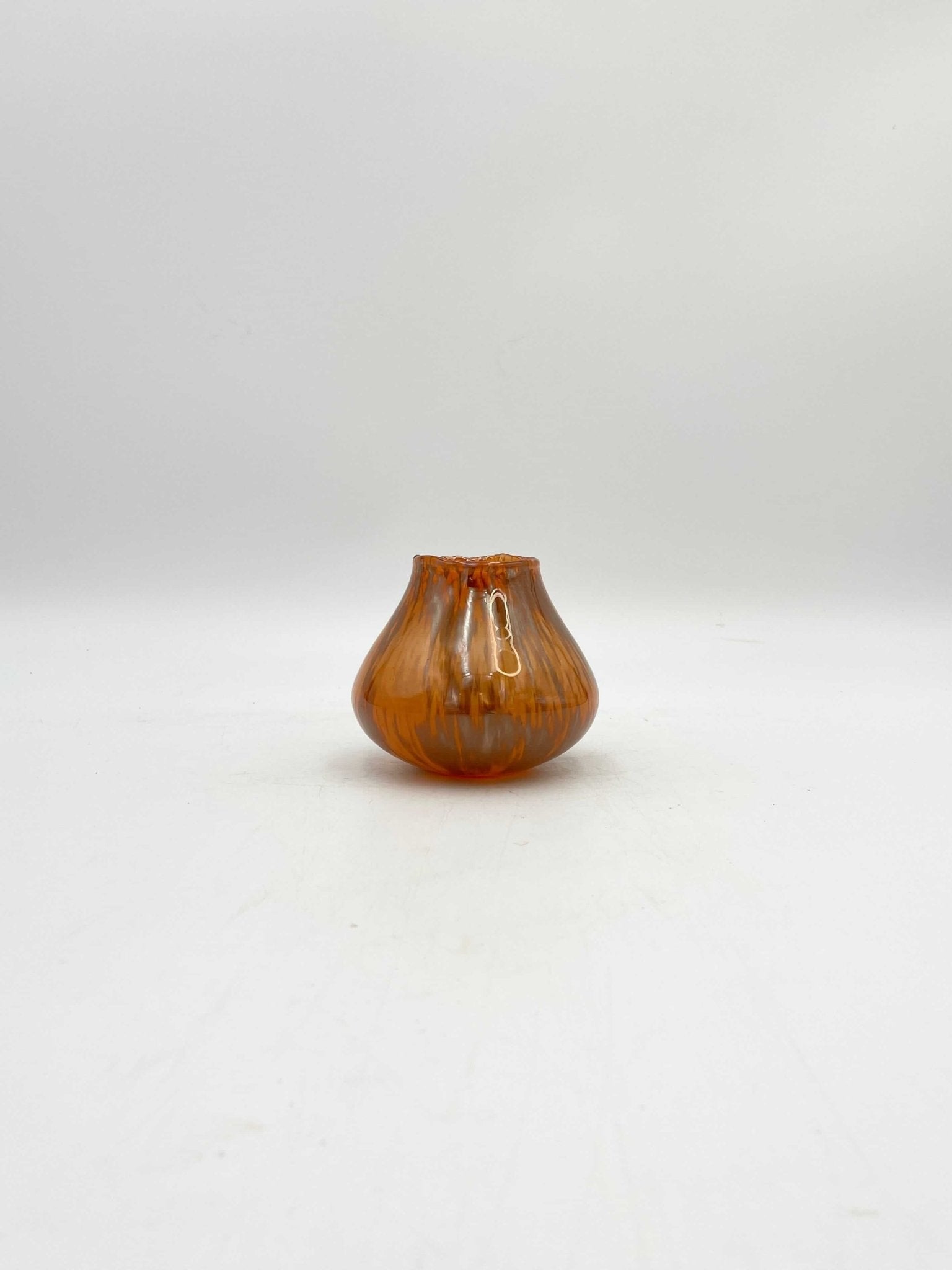 Vase Meja Splash Orange, Various Sizes, Handmade Flower Vase
