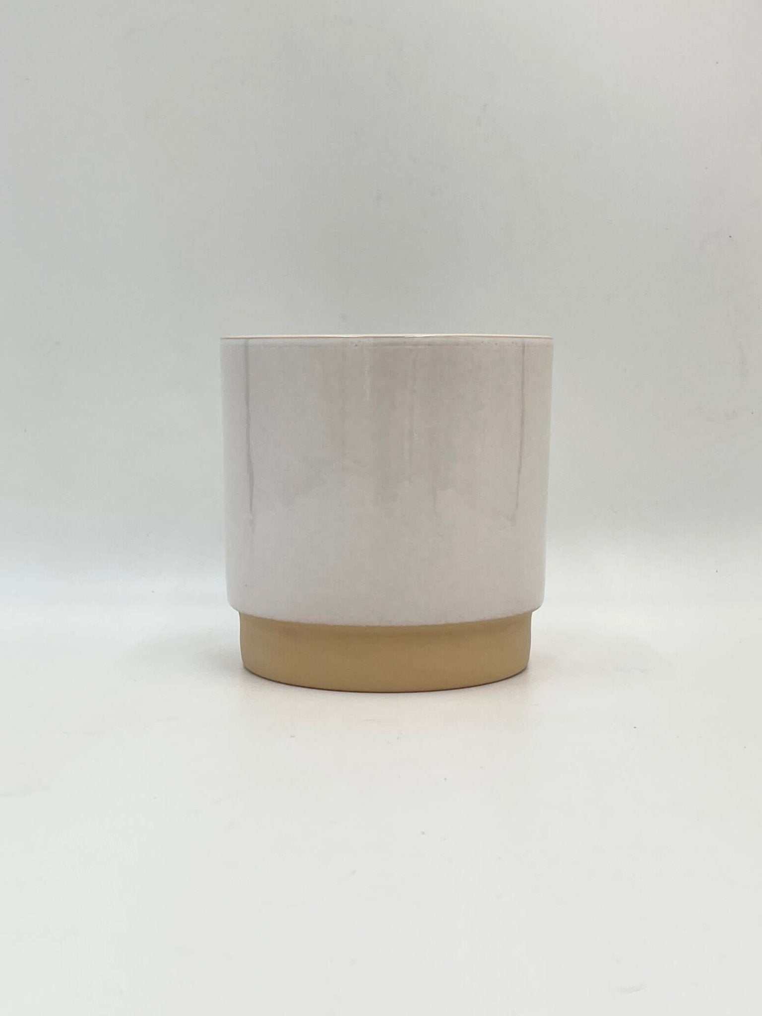 Eno White Ceramic Plant Pot | Modern Minimalist Design| Multiple Sizes