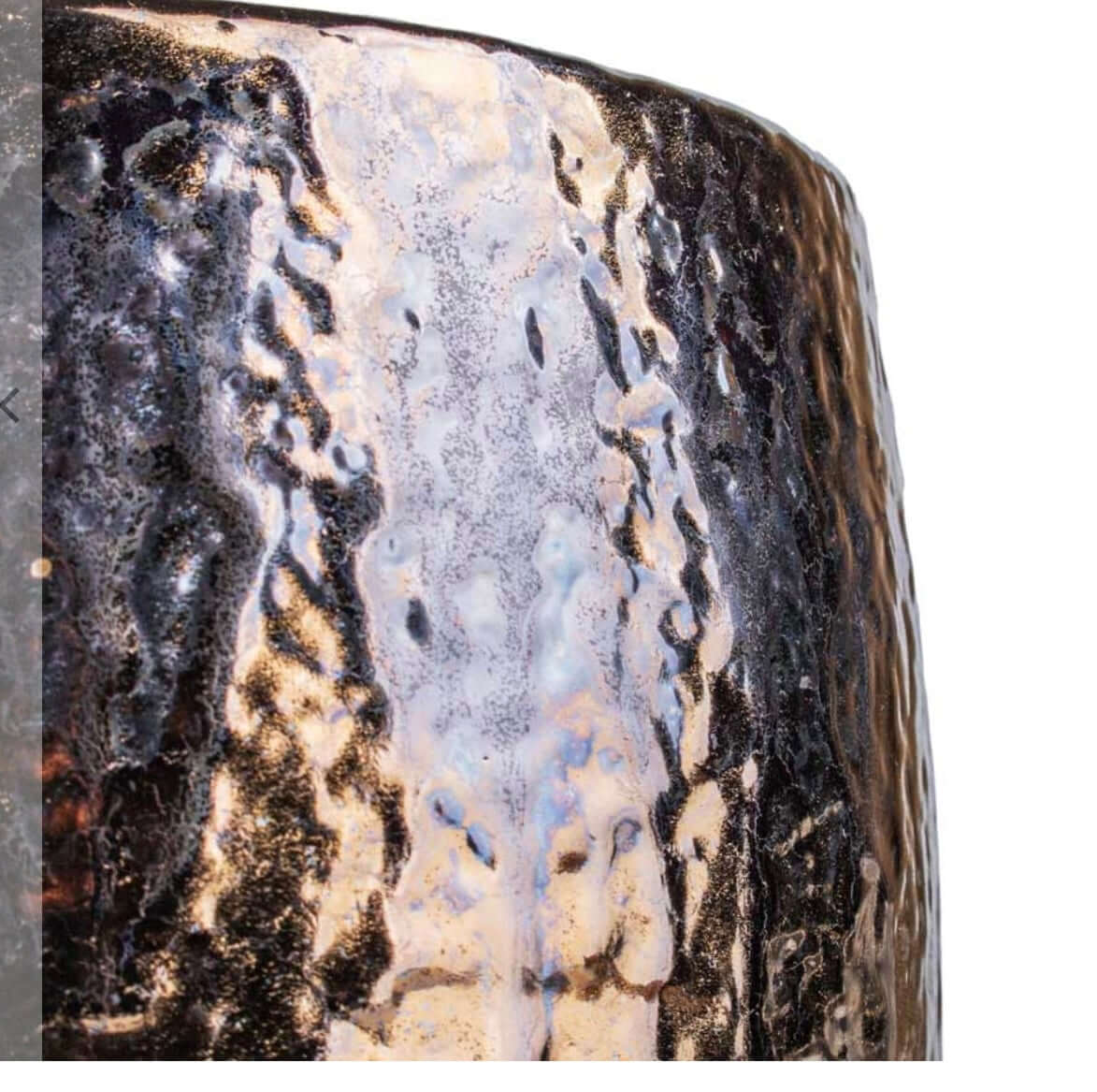 Yvette, Ceramic Plant Pots, Gold, Handmade Indoor Plant Pot in Multiple Sizes