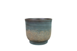 Aico Large Ceramic House Plant Pots, Blue