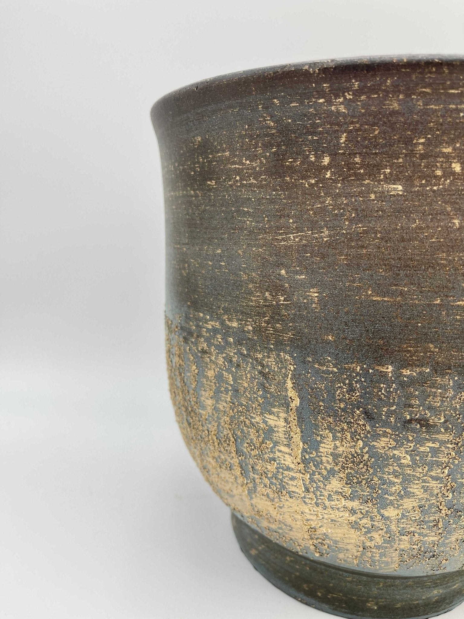 Aico Large Ceramic Plant Pots, Blue, House Plant Pot in Multiple Sizes