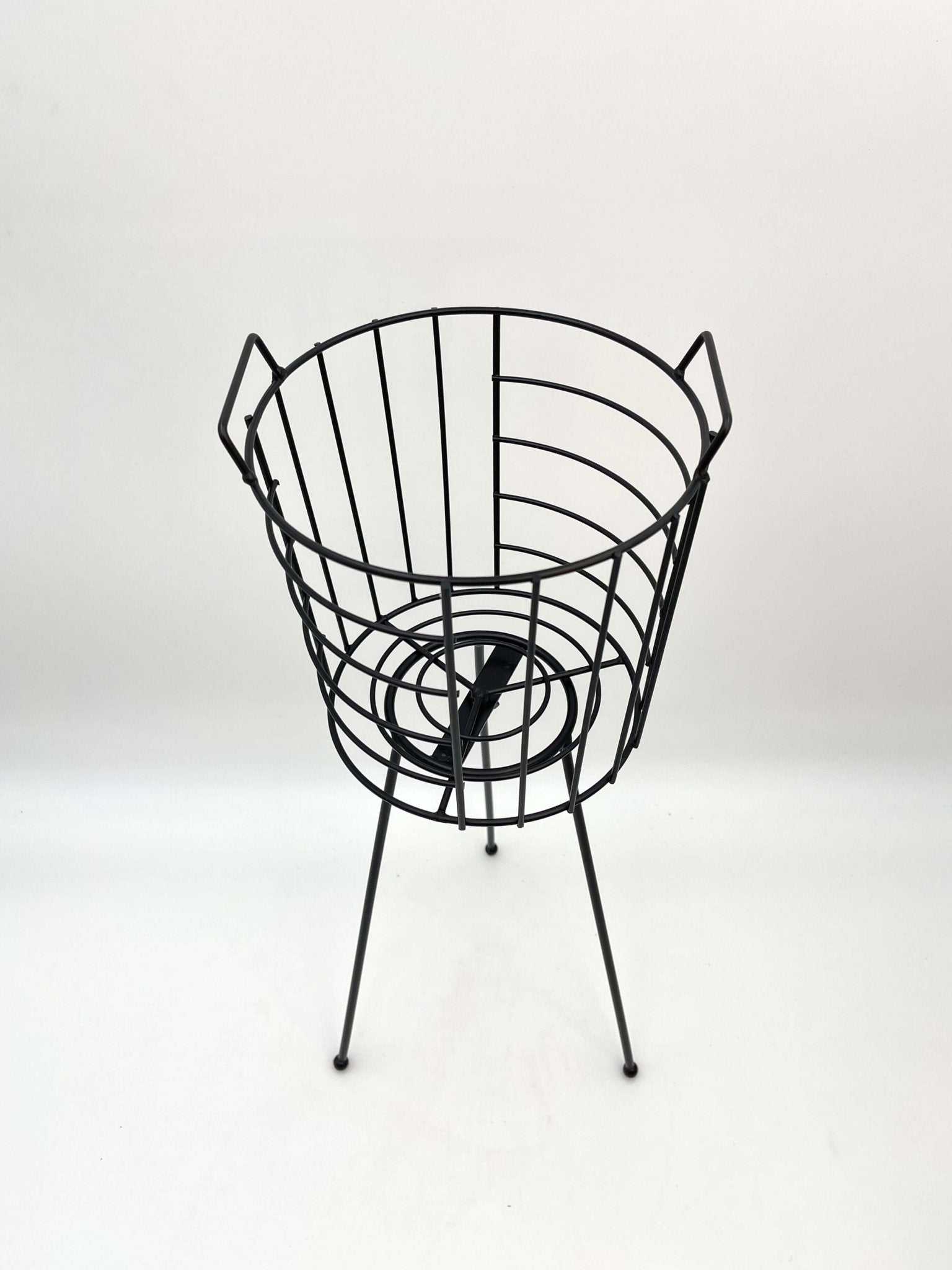 Black Metal Plant Stand, D19cm