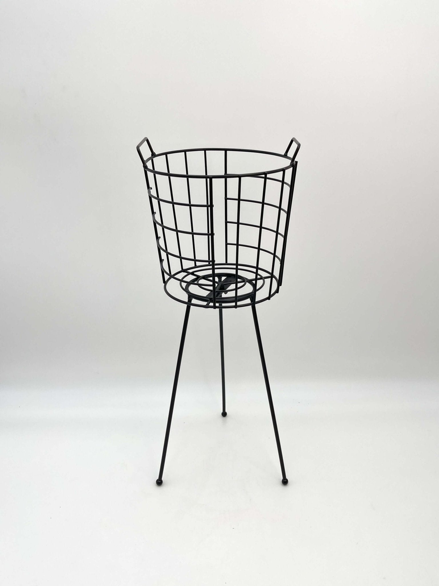 Black Metal Plant Stand, D19cm
