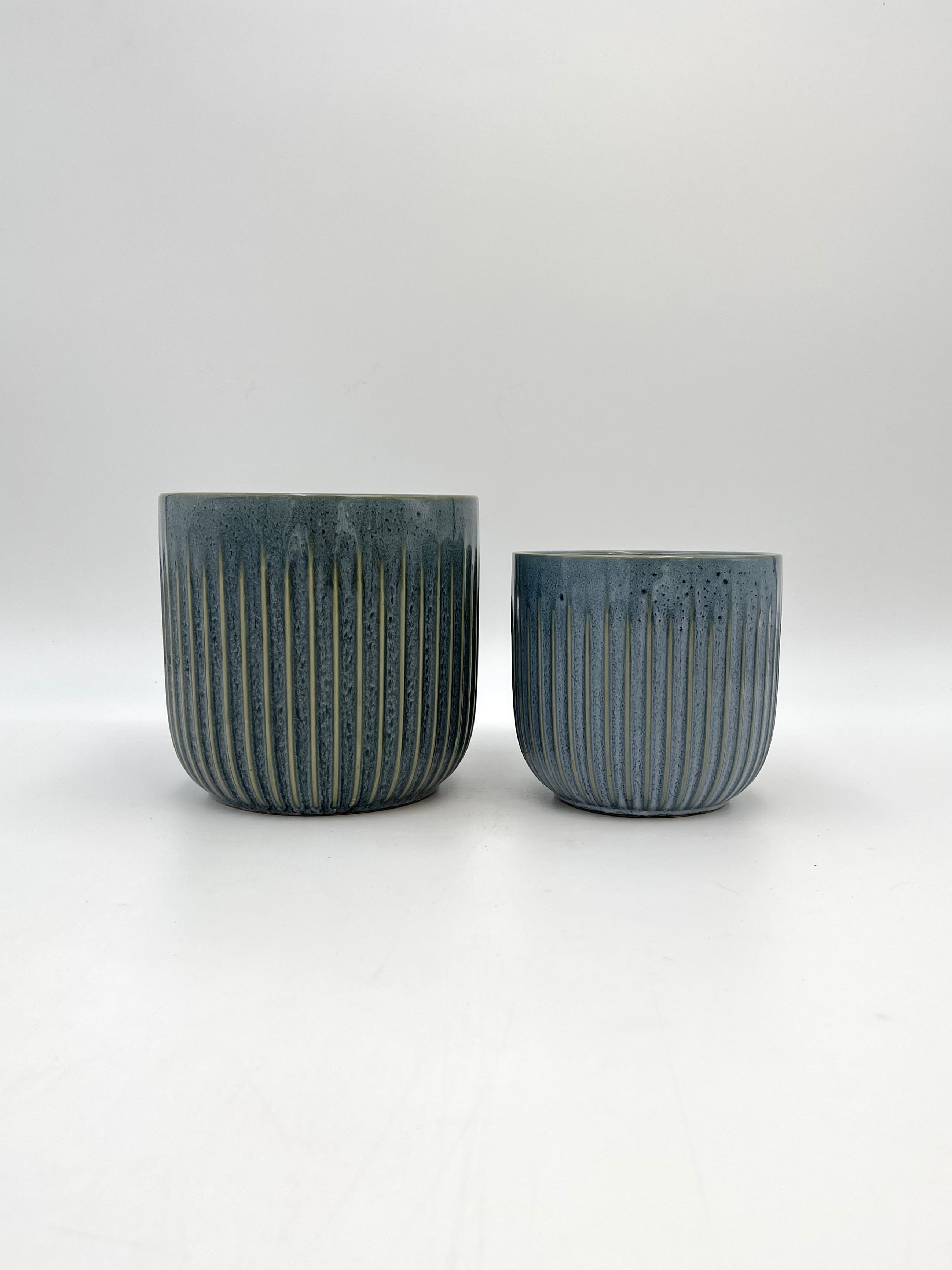 Boss Ceramic Plant Pots, Blue