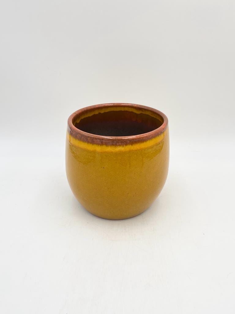 Charlotte Ceramic Plant Pots, Ochre