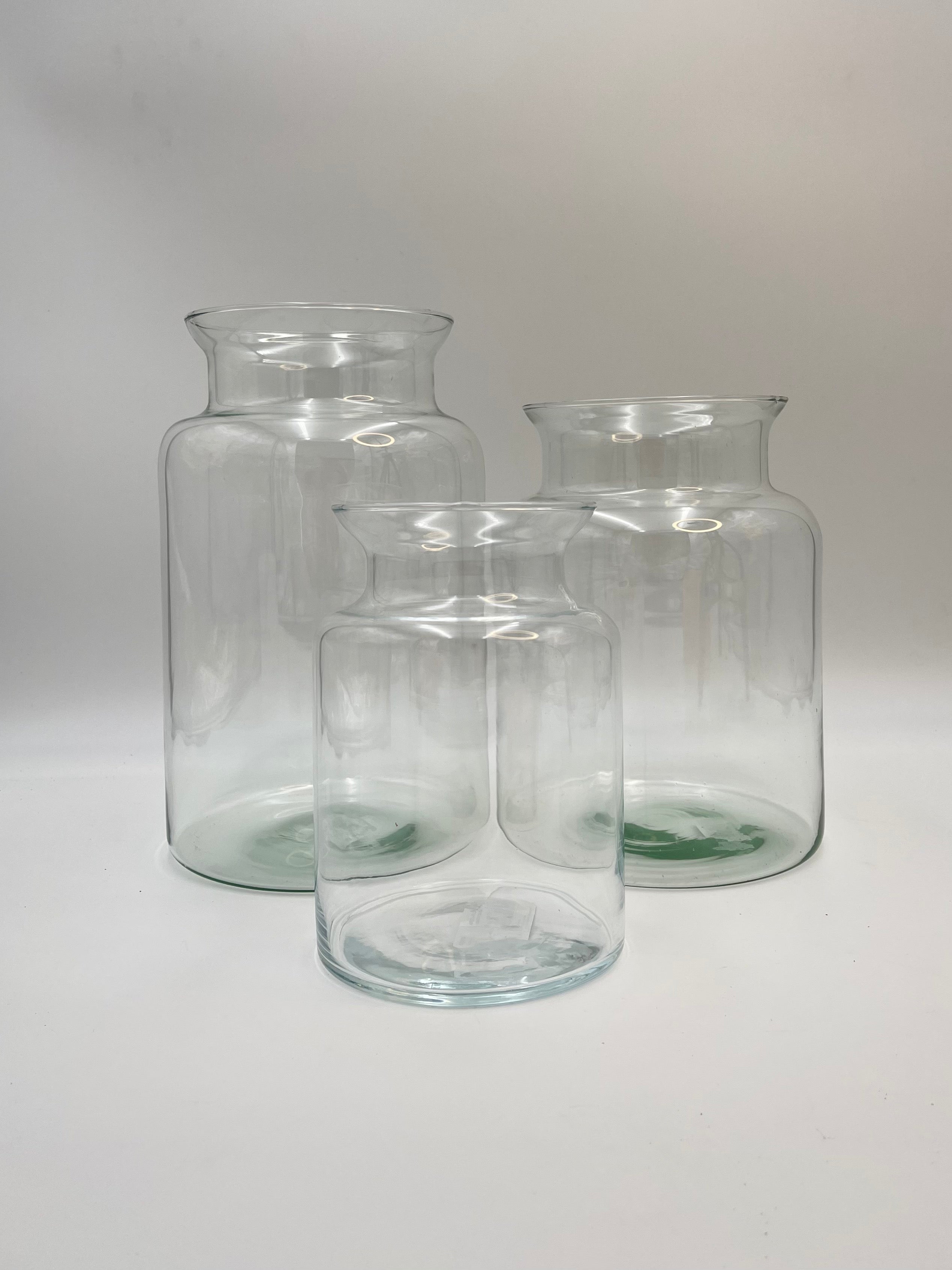 Clear Glass Vases, Flower Bottle