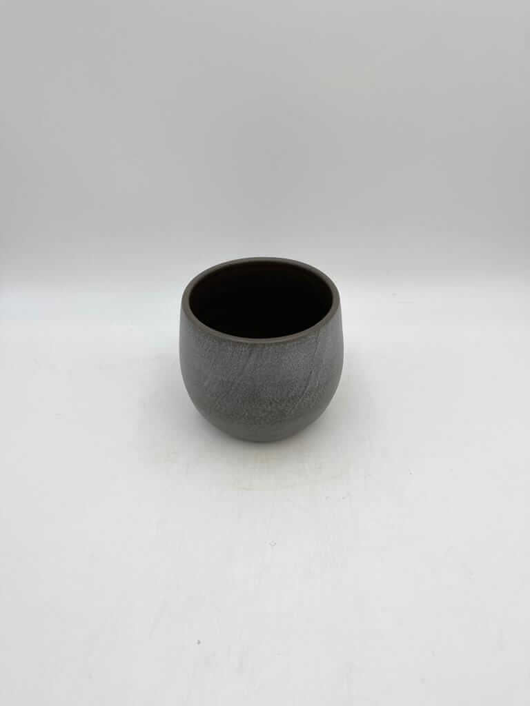 Esra Ceramic Plant Pots, Mystic Grey, Handmade
