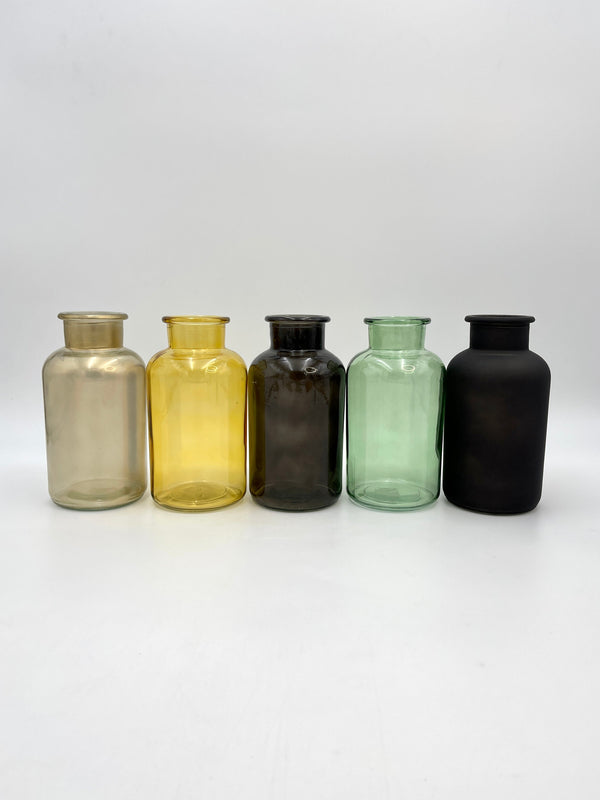 Glass Vases, Flower Bottle H20cm