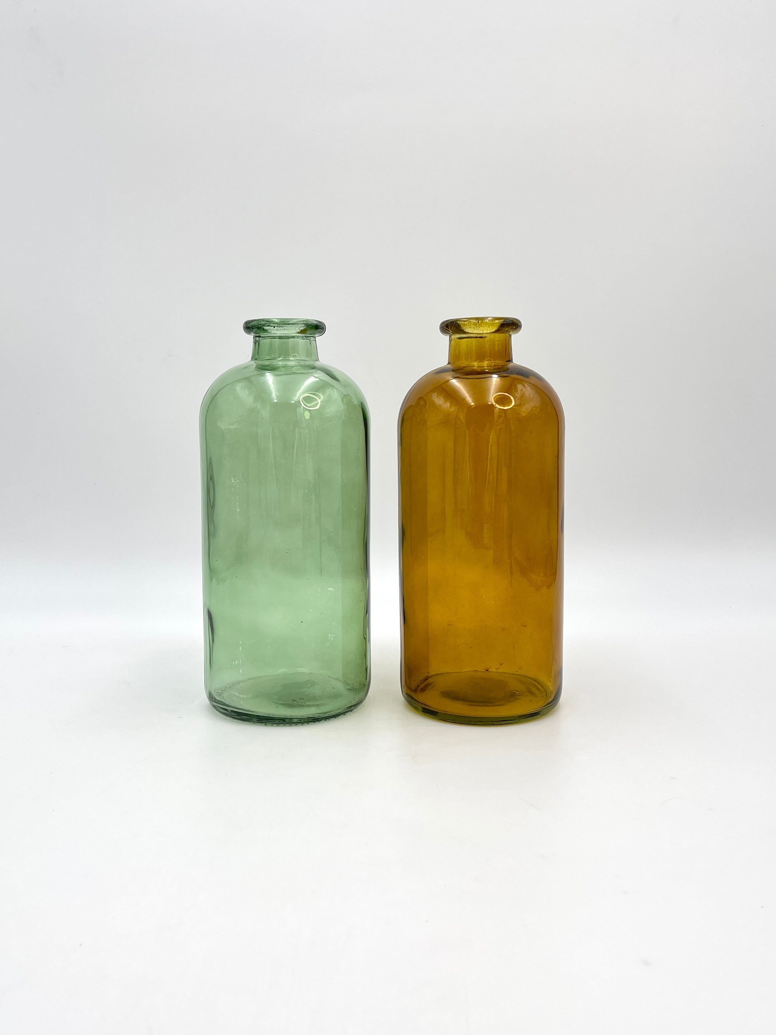 Glass Vases, Flower Bottles, H25cm