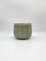 Iris Ceramic Plant Pot, D18cm, Mint
