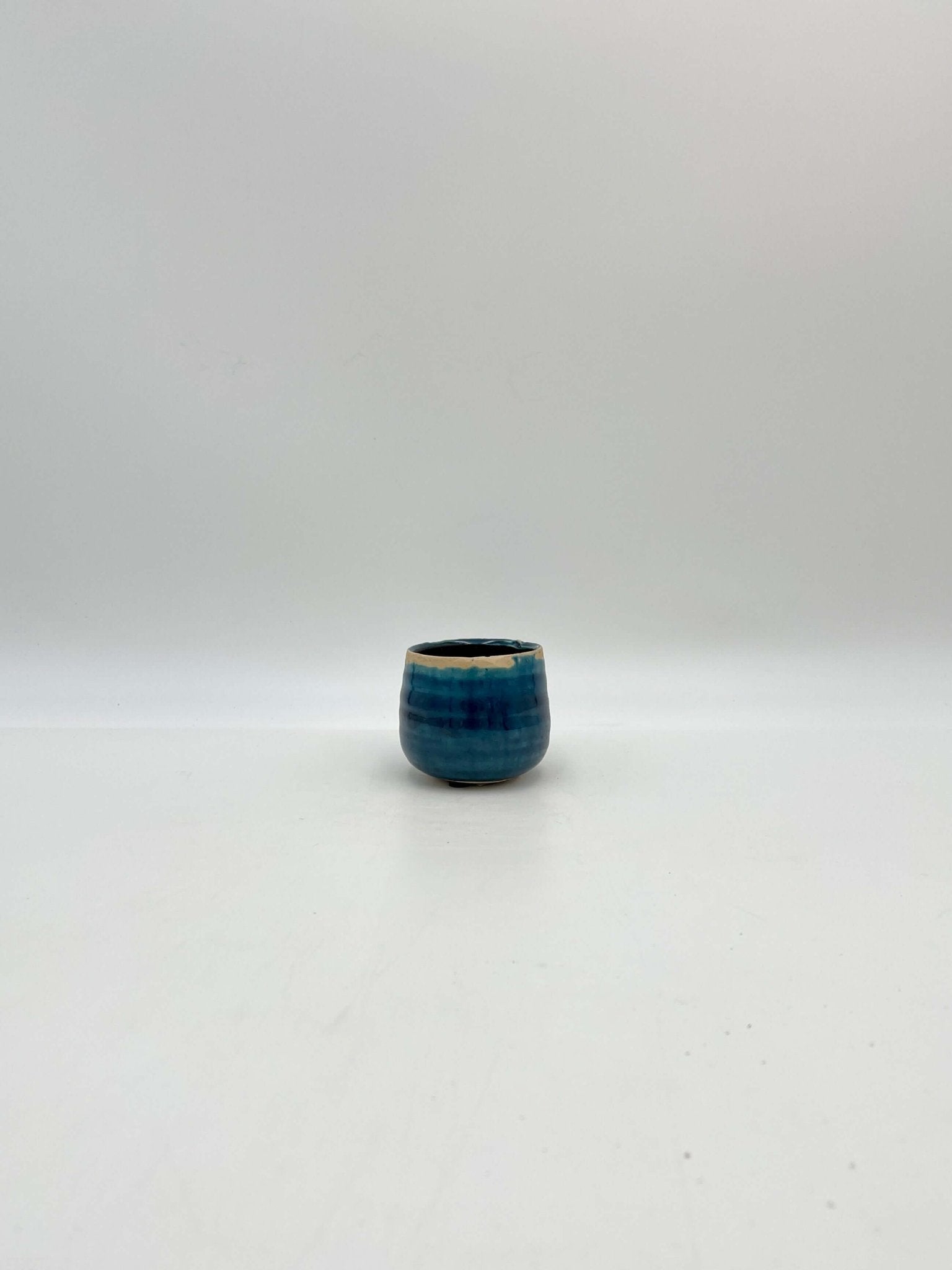 Iris Plant Pots, Turquoise, Handmade Houseplant Pot in Multiple Sizes