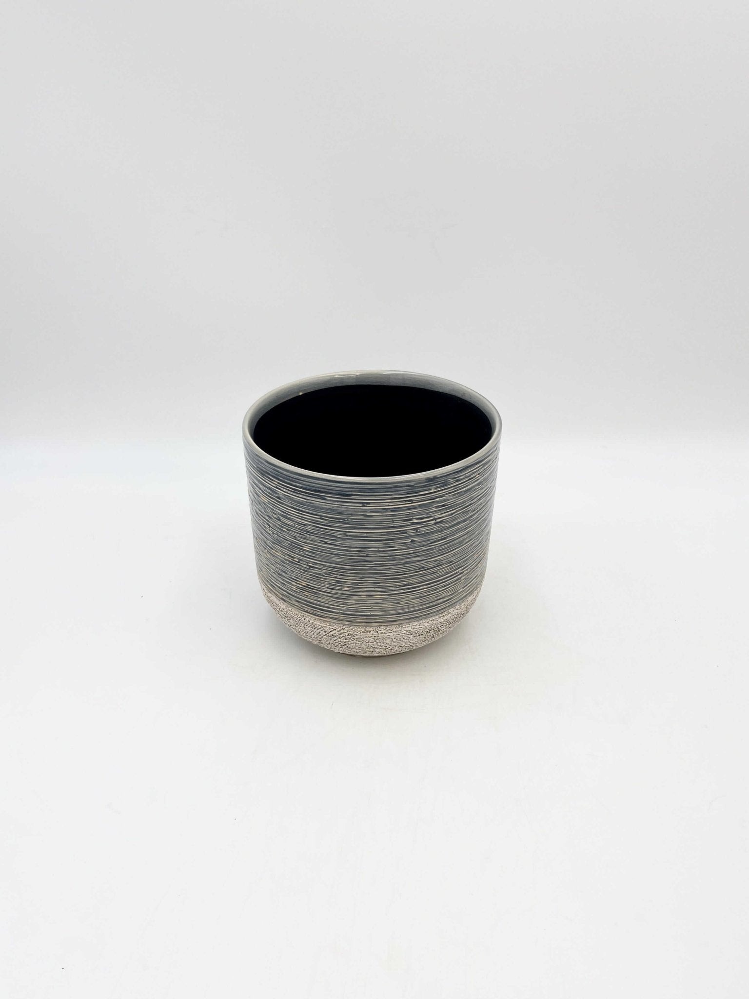 Issa Plant Pot, Blue, D18cm, Handmade