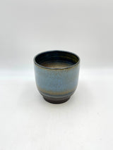 Linn Ceramic Plant Pot, Deep Sea Blue, D21cm