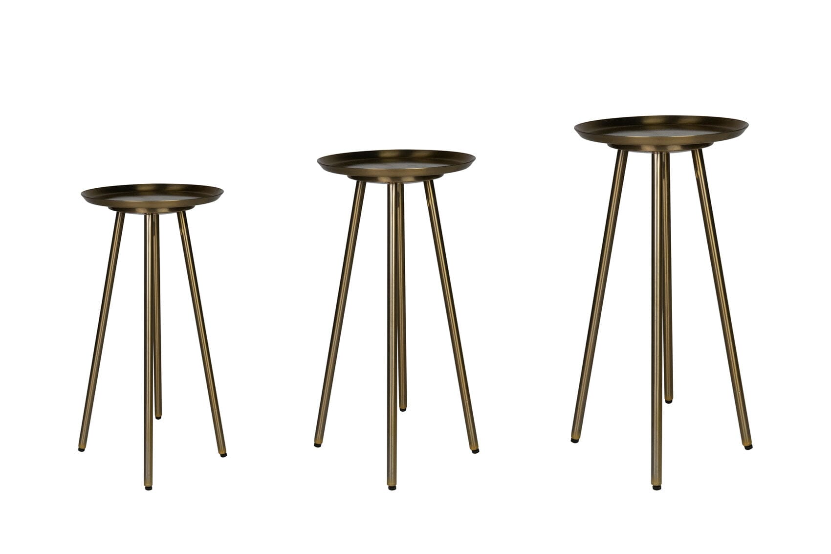 Lois Metal Plant Stands, Gold, Handmade