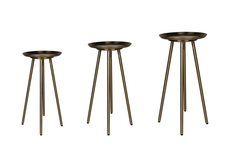 Lois Metal Plant Stands, Gold