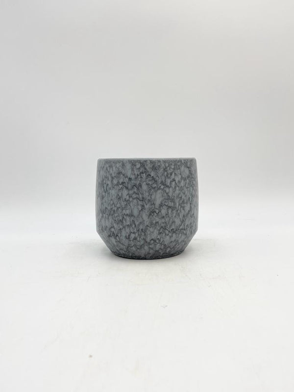 Lotte Ceramic Plant Pot, Grey, D17cm