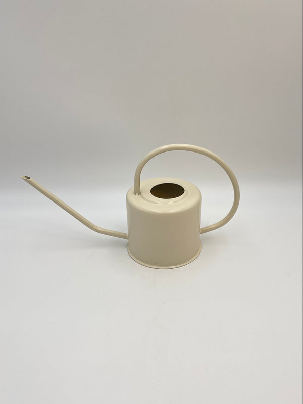 Metal Indoor Watering Can, Off White, 1000ml