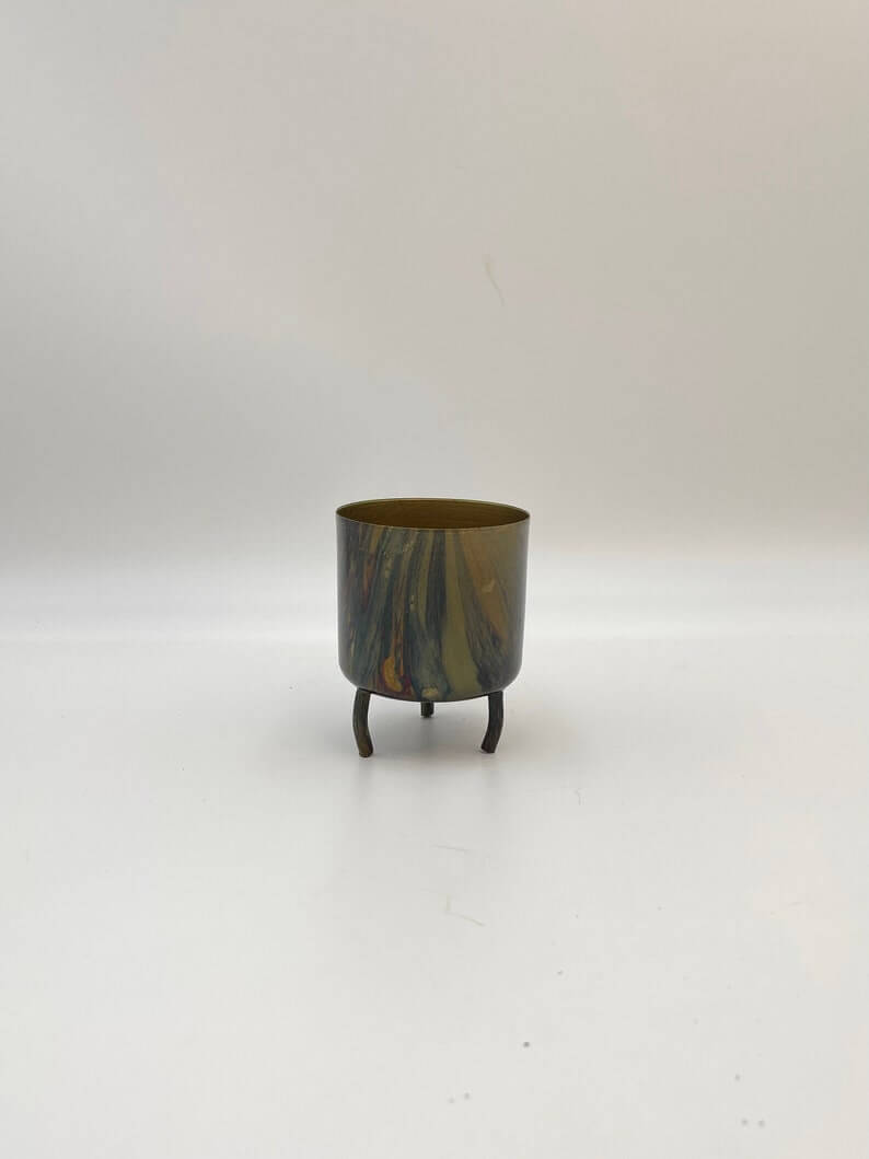 Metal Plant Pots, D8cm