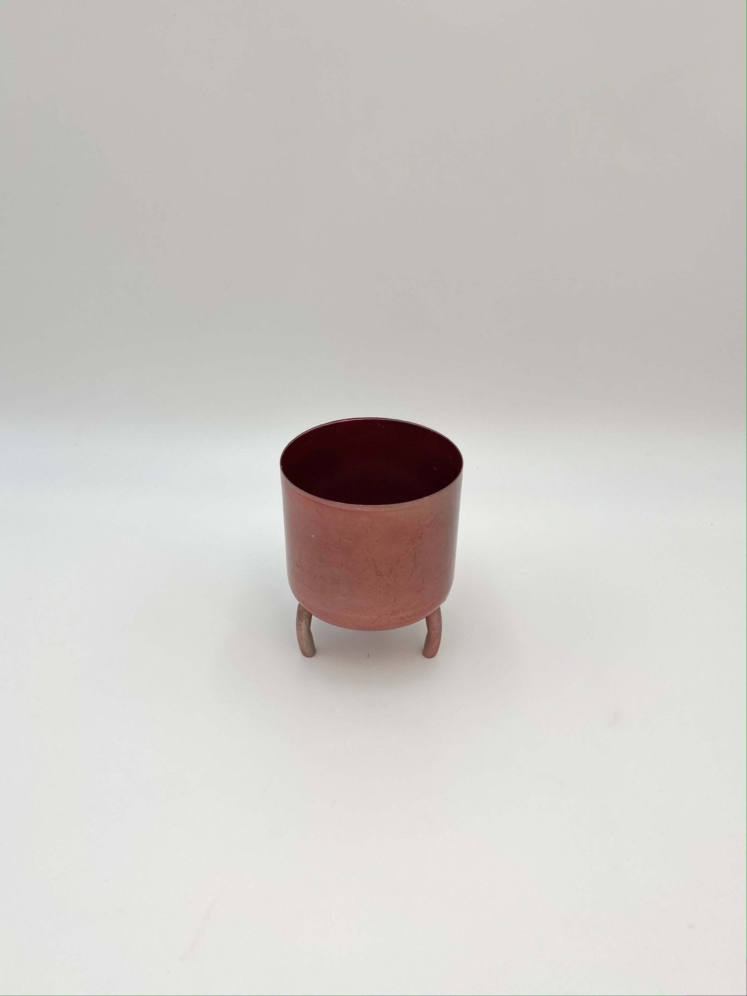 Metal Plant Pots, Rose Gold