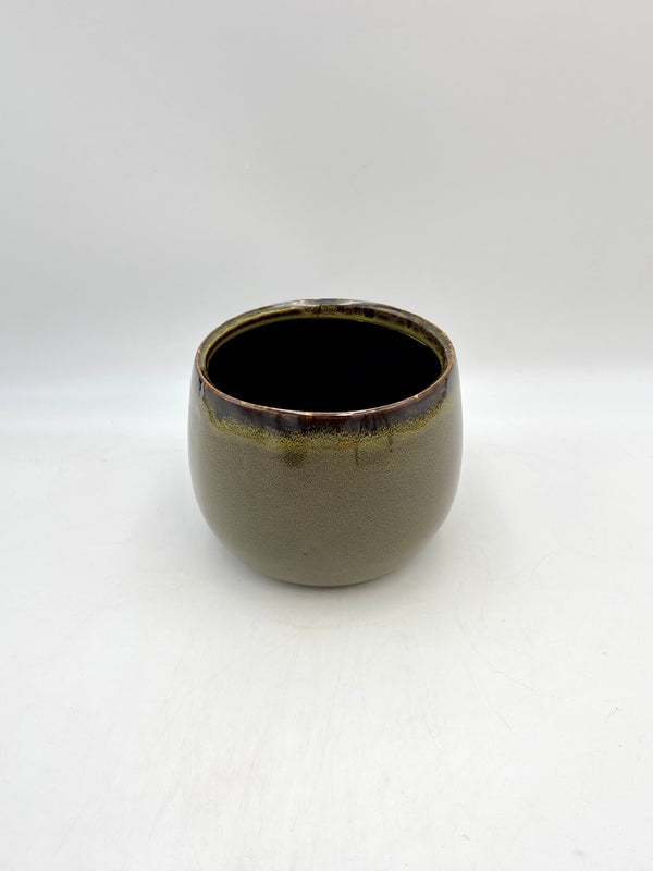 Odile Ceramic Plant Pot, D21cm, Sahara