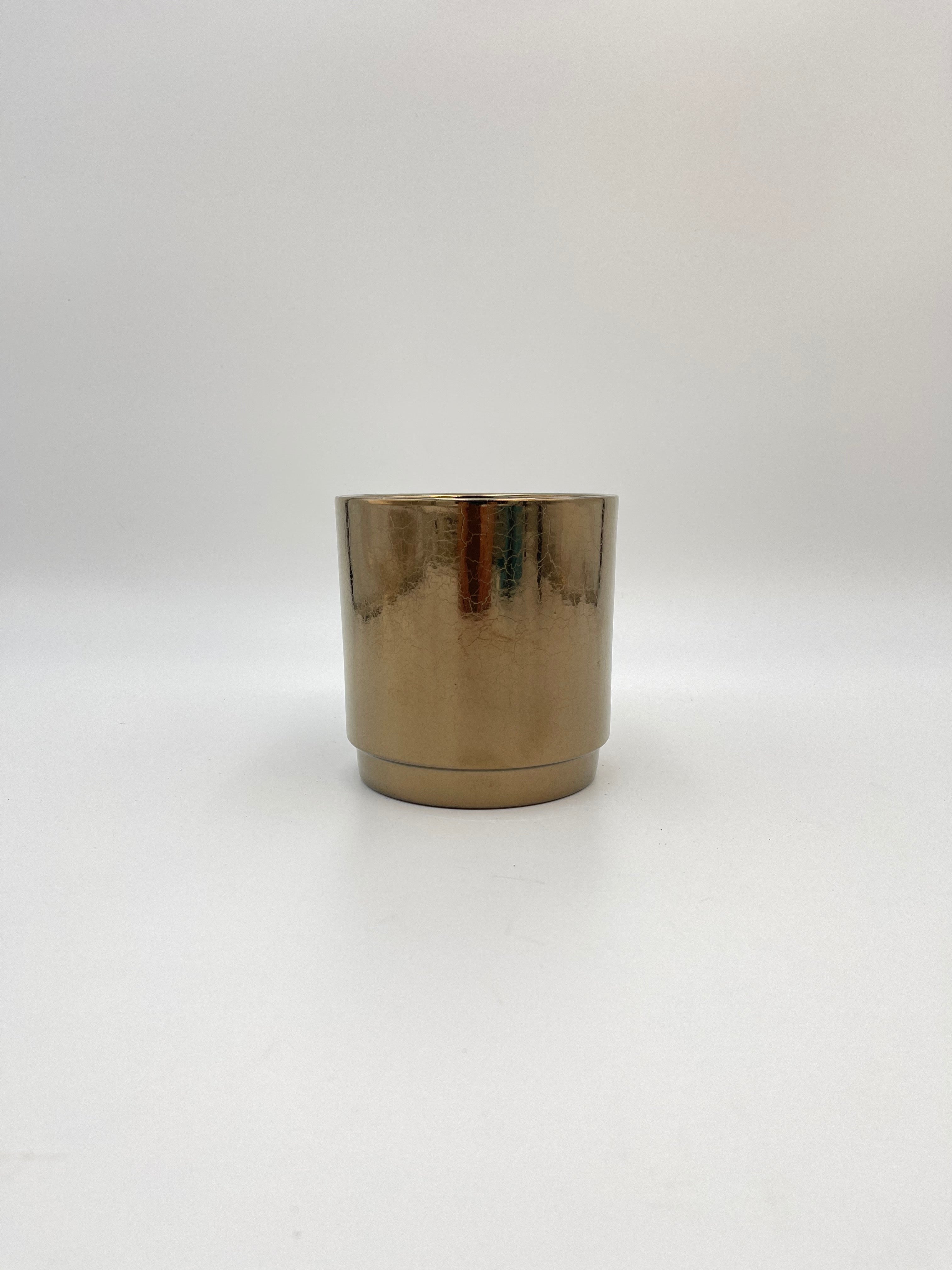 Olympia Ceramic Plant Pot, Bronze, D13CM