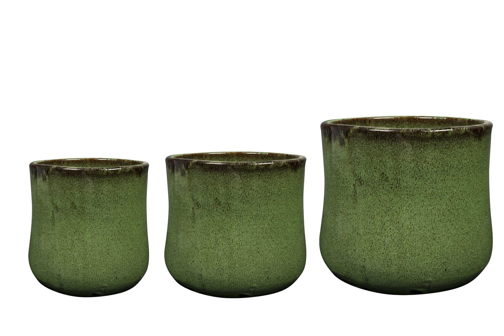 Sabine Handmade Outdoor Planters, Green