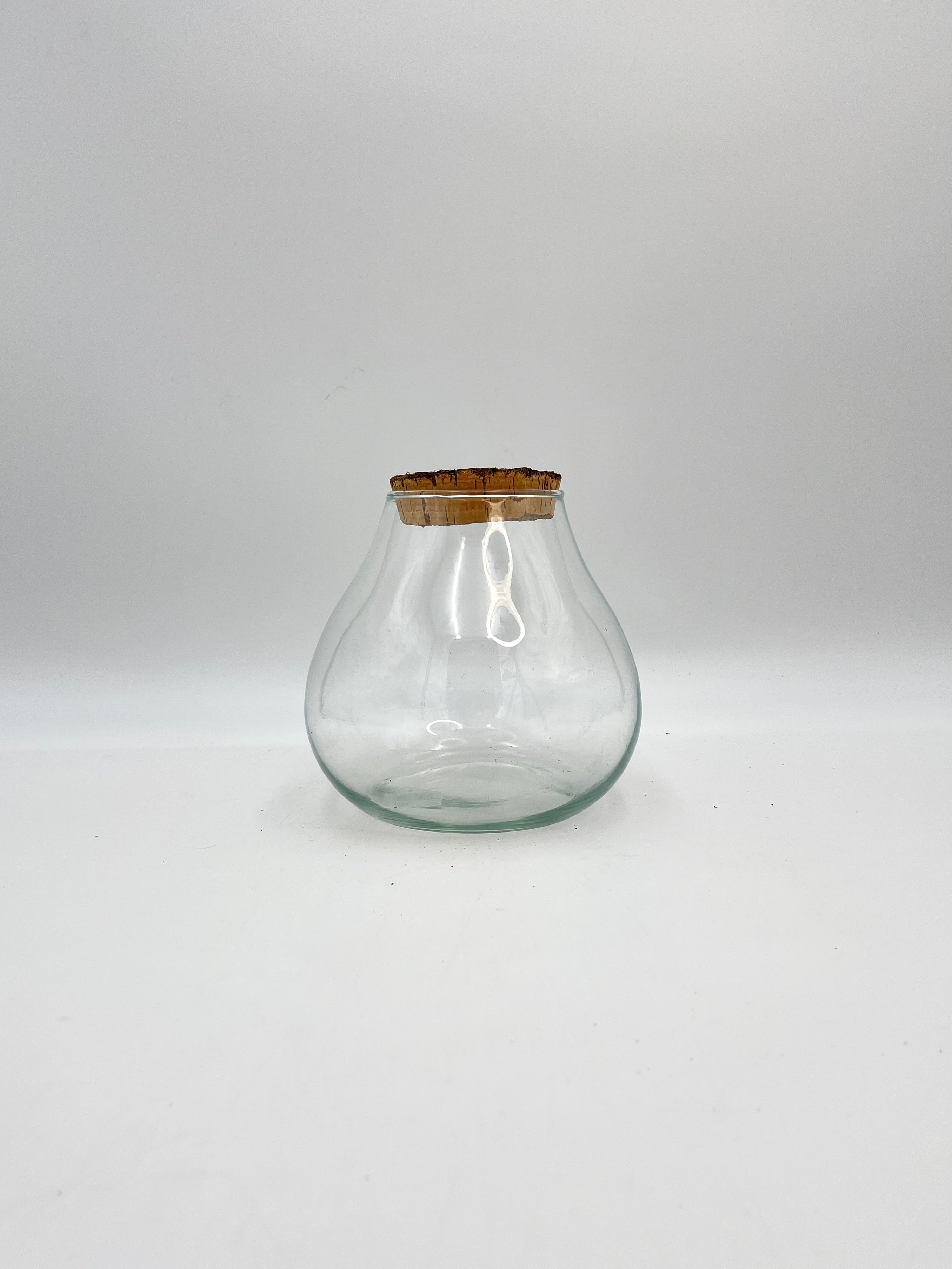 Terrarium Vase with Cork, Ø17cm H17cm