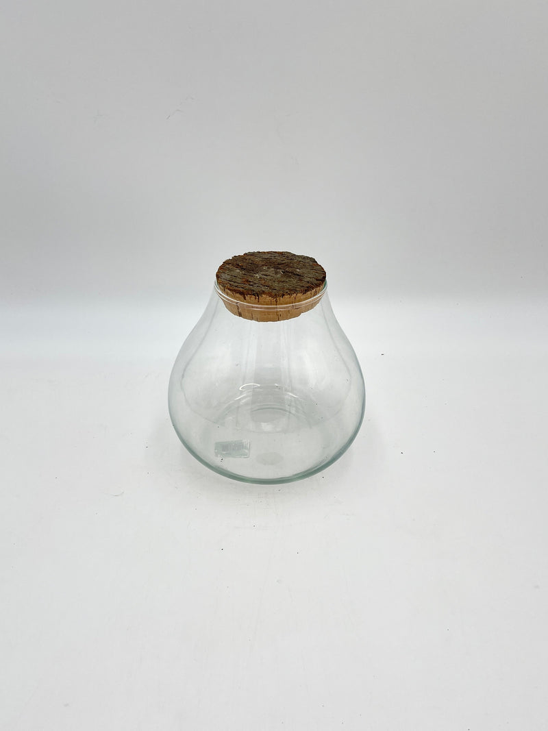 Terrarium Vase with Cork, Ø17cm H17cm