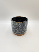 Vintage Houseplant Pot, Black, Blue, Brown, D18cm