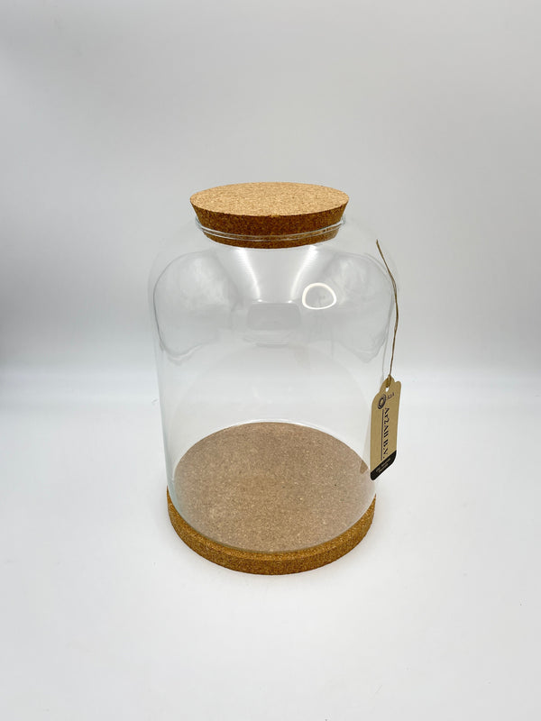 X-Large Terrarium Vase with Cork, H35cm